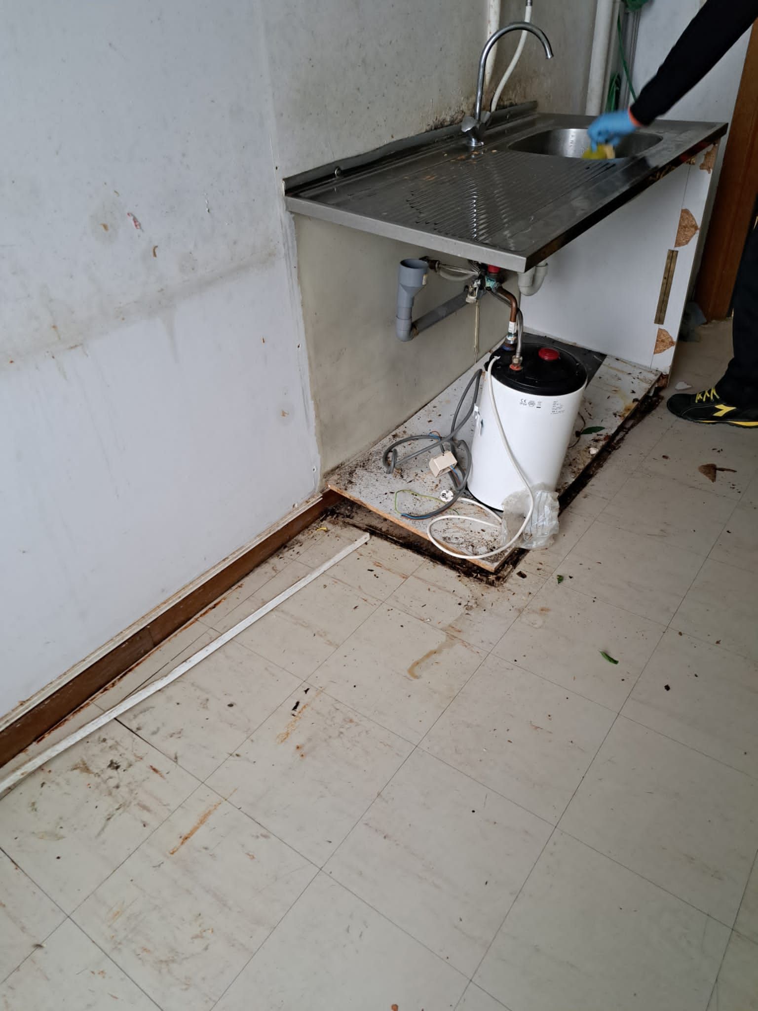 Cuisine d'une occupation avant rénovation