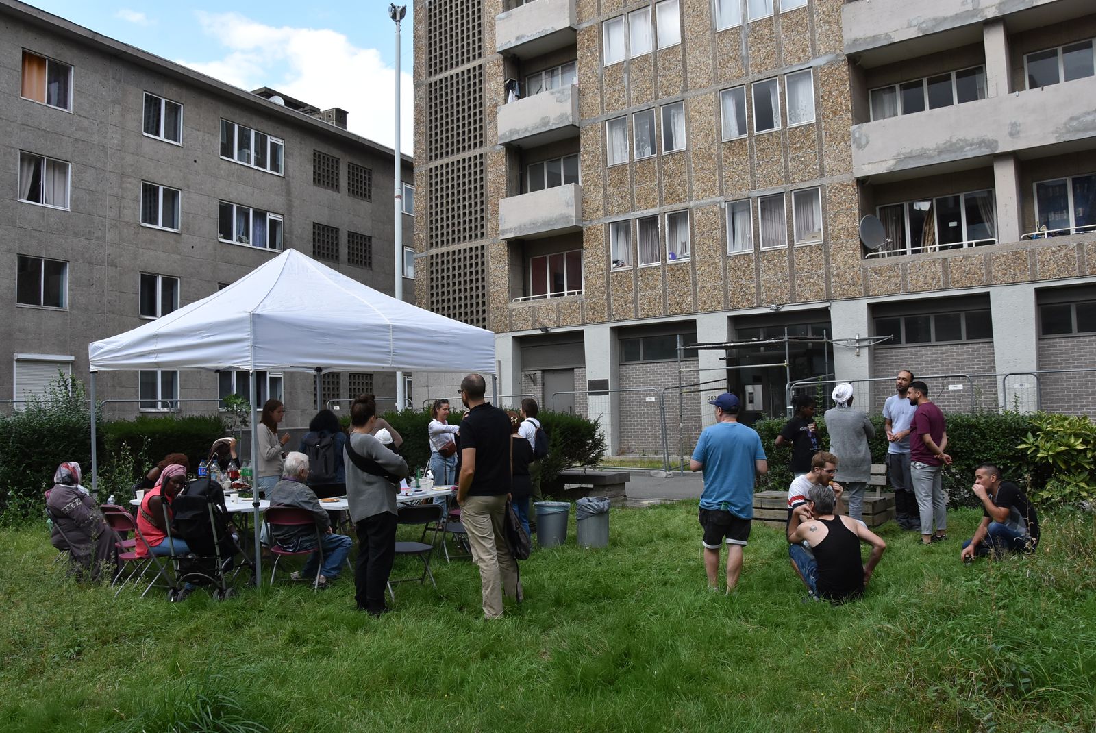Fête de quartier dans un projet de cohésion sociale (2023)