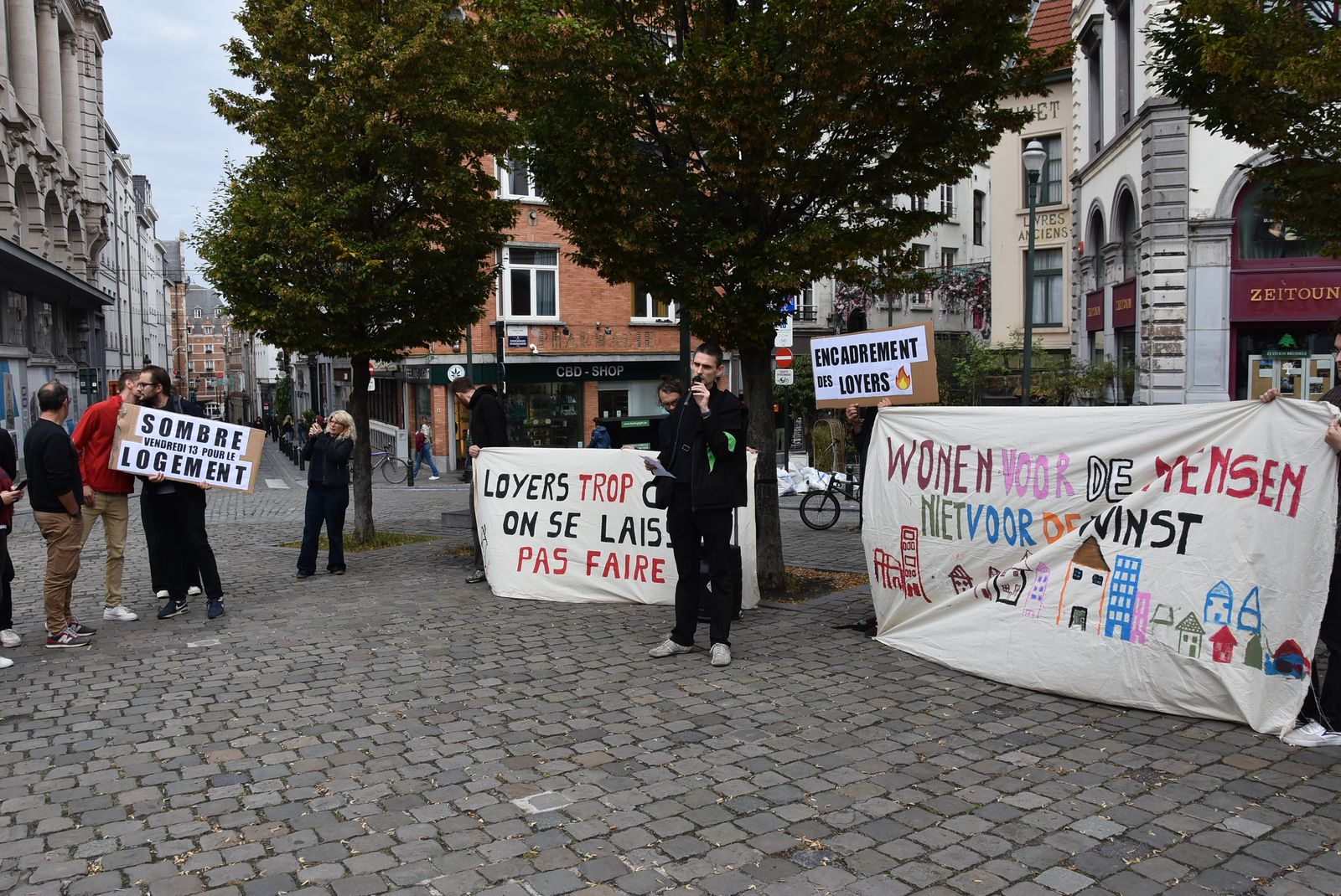 Rassemblement du 13 octobre 2023, place Saint-Jean