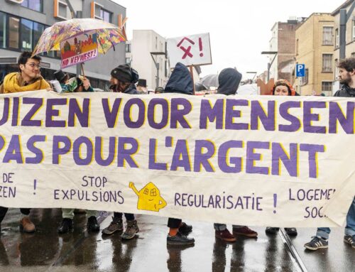 Près de 1500 personnes ont manifesté pour le droit au logement en Belgique
