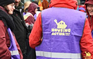 Photo de la manifestation Housing Action day du 26 mars 2023