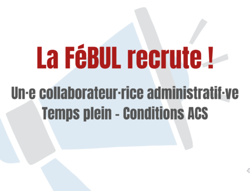 Offre d’emploi : Collaborateur·rice administratif·ve